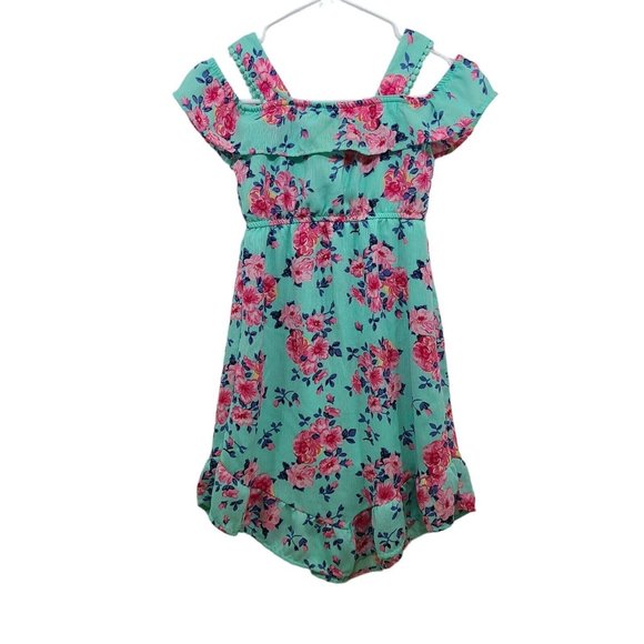Girls Wonder Nation Dress Size M (7-8) Lot of 2 Sun Dresses - Floral Beautiful! - Picture 1 of 14